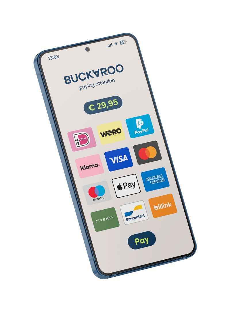 Buckaroo checkout 2026 on smartphone
