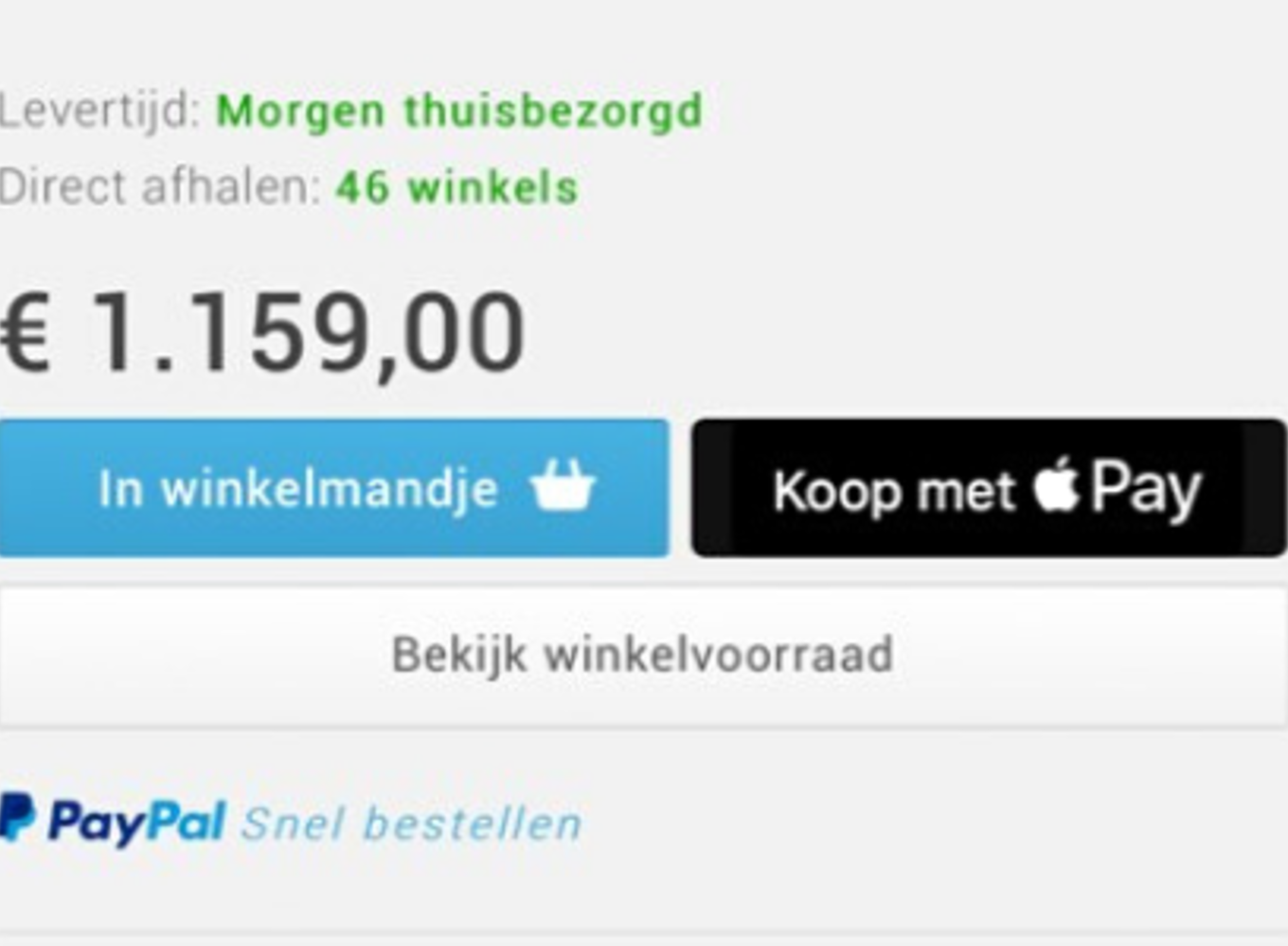 Bij Amac kun je jouw nieuwe iPhone rechtstreeks afrekenen vanaf de productpagina via een fast-checkout, hiermee sla je de winkelwagen over.