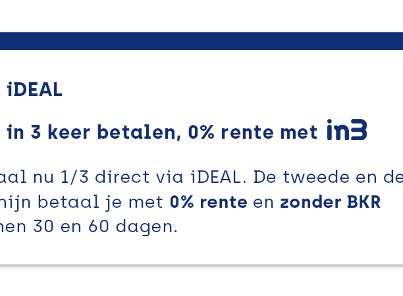 Tip 2: Adverteer met prijzen per termijn
