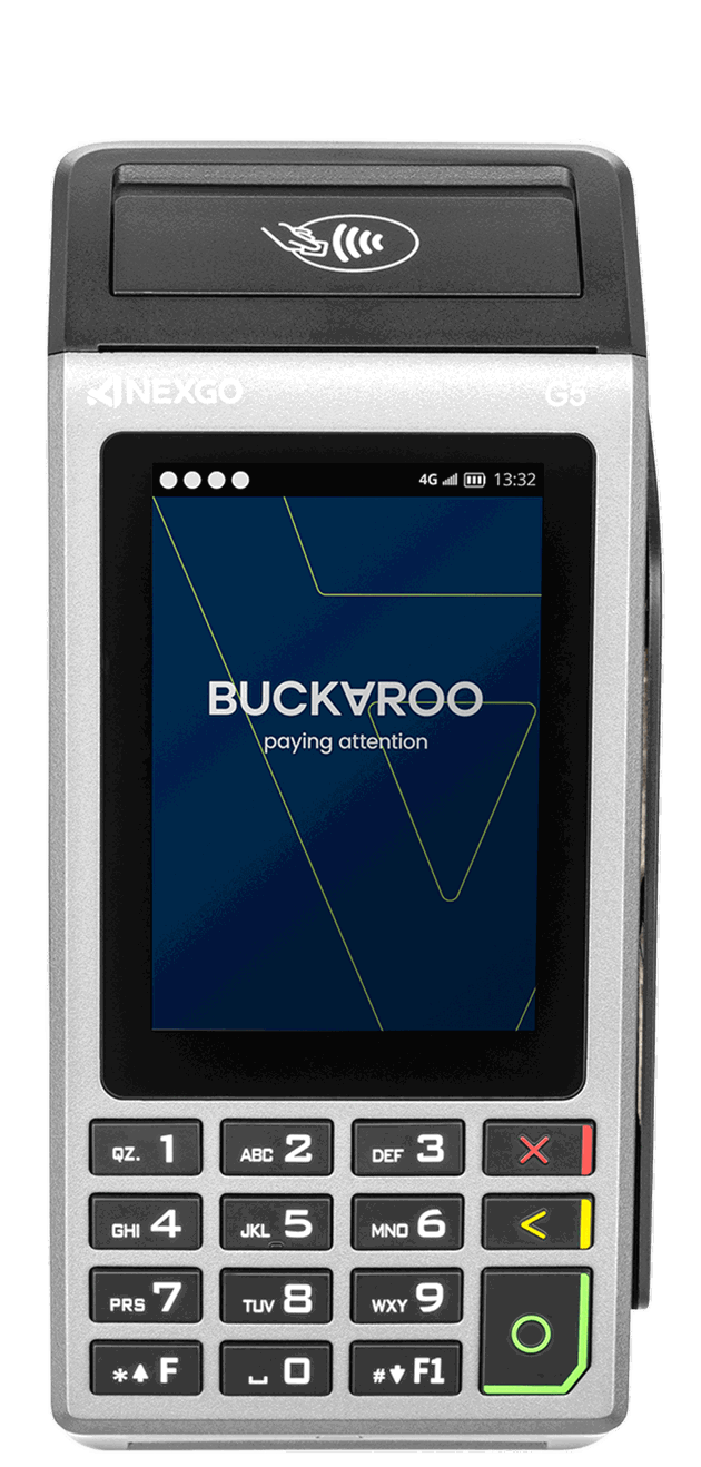 Buckaroo Buck Mobile | SEPAY Mobiel 4G - Door heel europa betaingen accepteren - Mobiele pinautomaat | Buckaroo